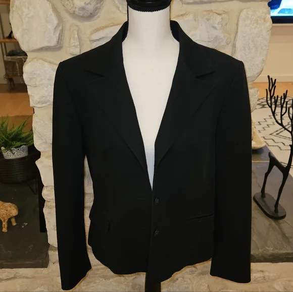 Vintage Talbots Black Women's Blazer - Picture 1 of 4